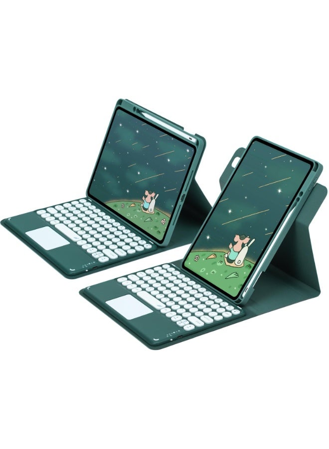 Keyboard for iPad (A16) 11th Generation 11 Inch 2025 (A3355,A3356) Rotating Bracket Case with Pencil Holder Detachable Keyboard with Magnetic Cover - Image 1